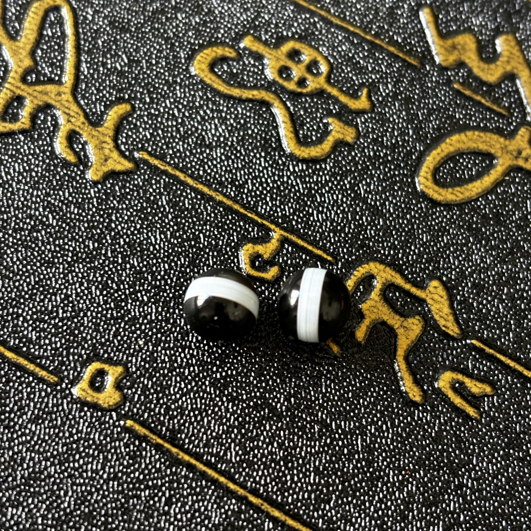 非金属亚克力手镯 藏传一线药师珠 配饰 0.8
