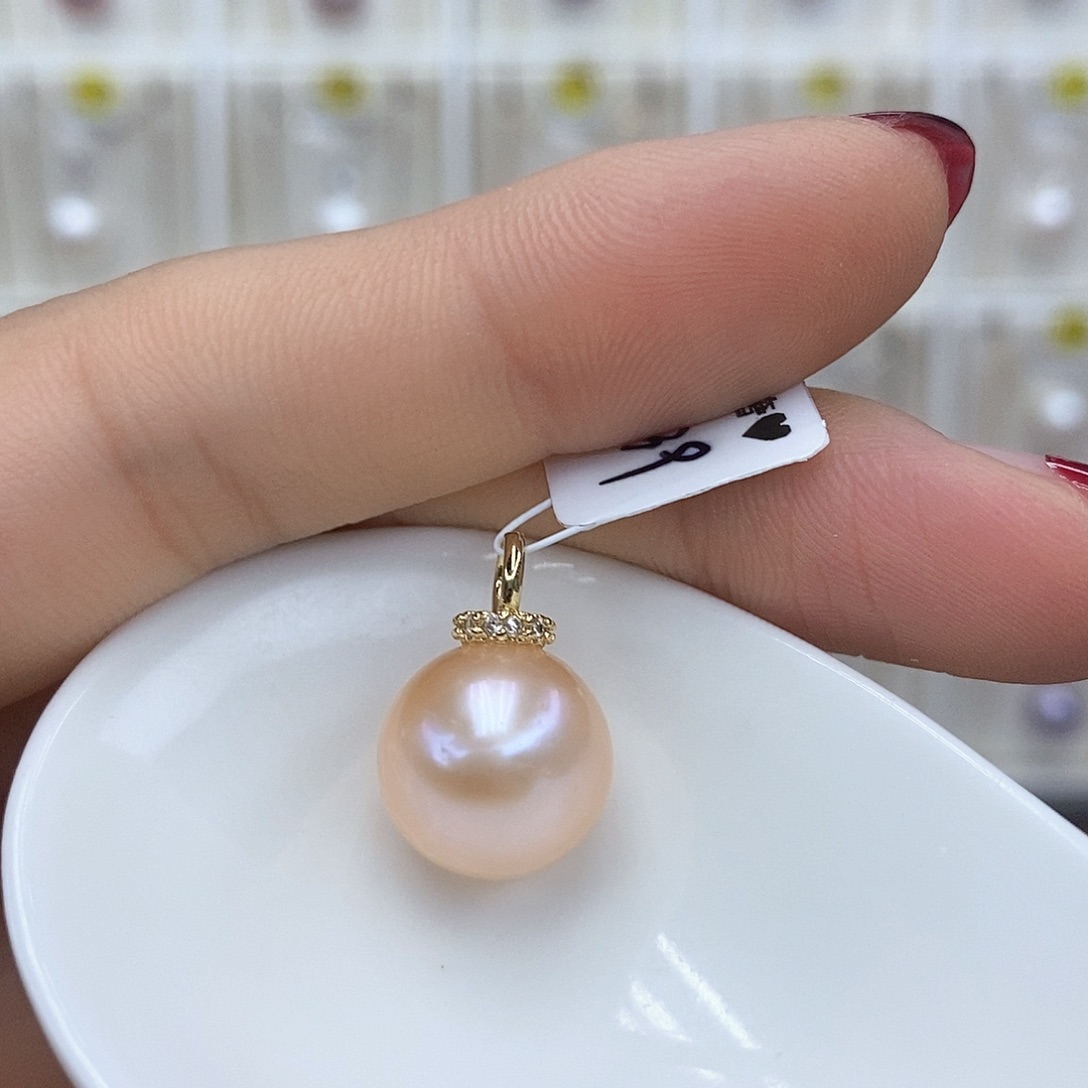 颈饰合金淡水珍珠