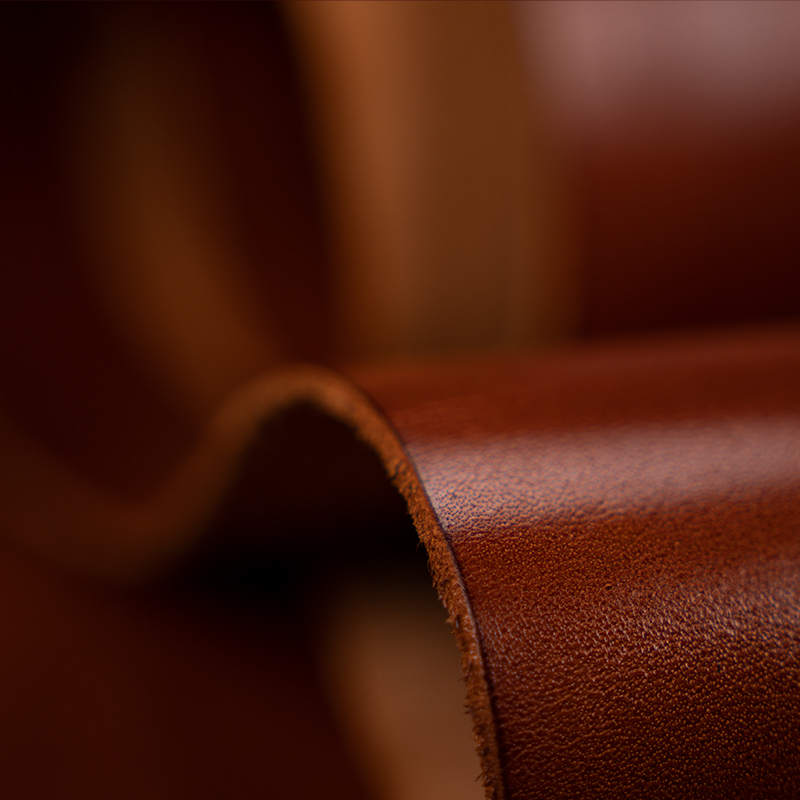 红红火火皮料进口皮胚复古焦糖棕臻选1.6-1.8mm中性温润头层牛皮