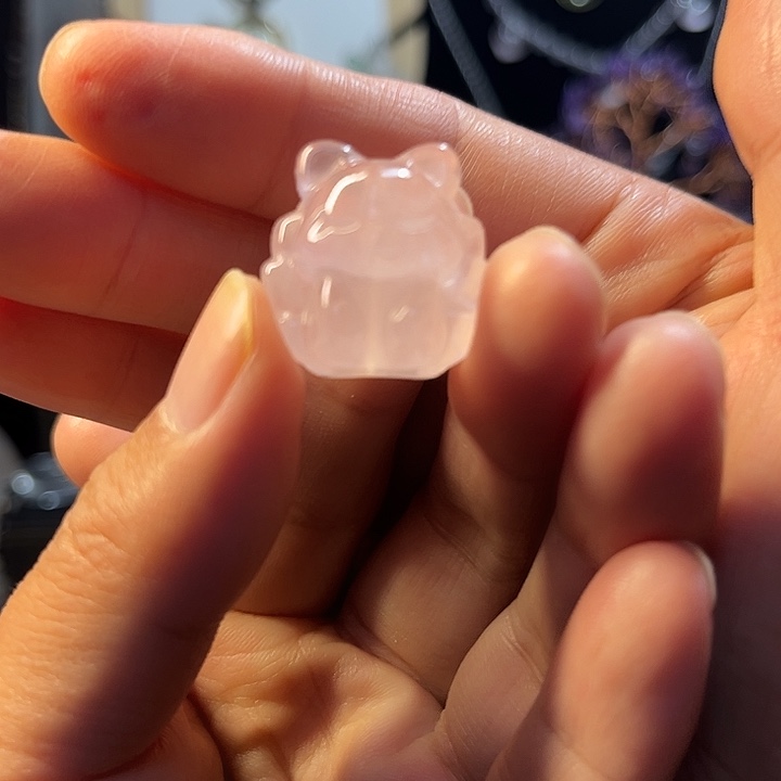 未镶嵌水晶摆件天然水晶猫咪