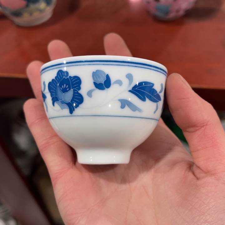 醴陵高温瓷釉下手绘60毫升