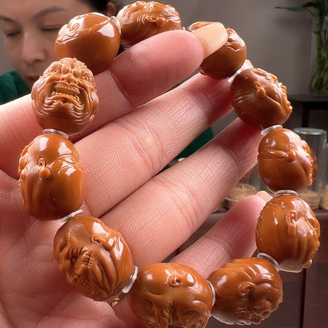 橄榄核手串/手链「**」橄榄核雕橄榄核