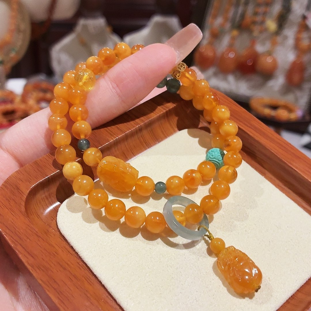 蜜蜡未镶嵌手链手串