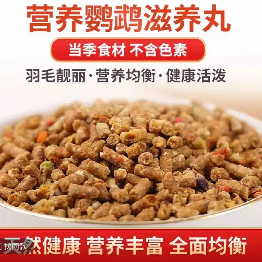 小太阳和尚手养鹦鹉断奶学吃阶段粮食高营养增肥亮羽饲料