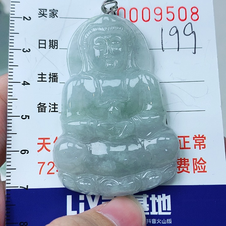 翡翠颈饰银S925镶嵌翡翠