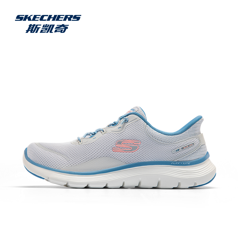 Skechers/斯凯奇女鞋跑步鞋2025夏季网面运动鞋女款透气休闲板鞋