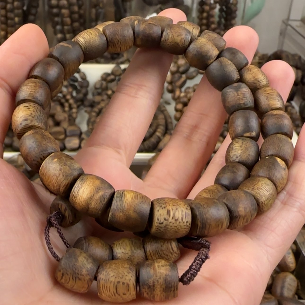 【闪购商品】手串沉香u*奇楠手串18.3克卡09