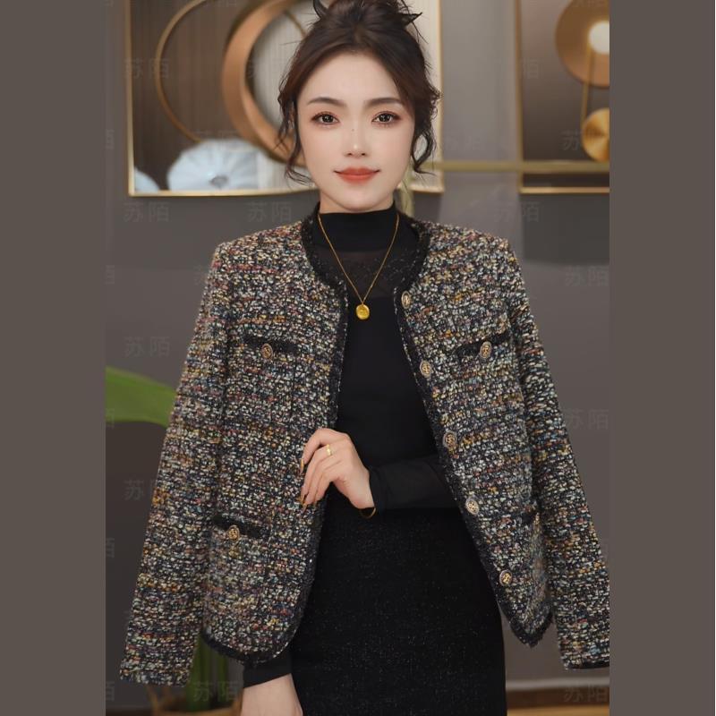 苏陌法式澳绒小香风外套高级感时尚显瘦潮牌2025新款爆款上衣