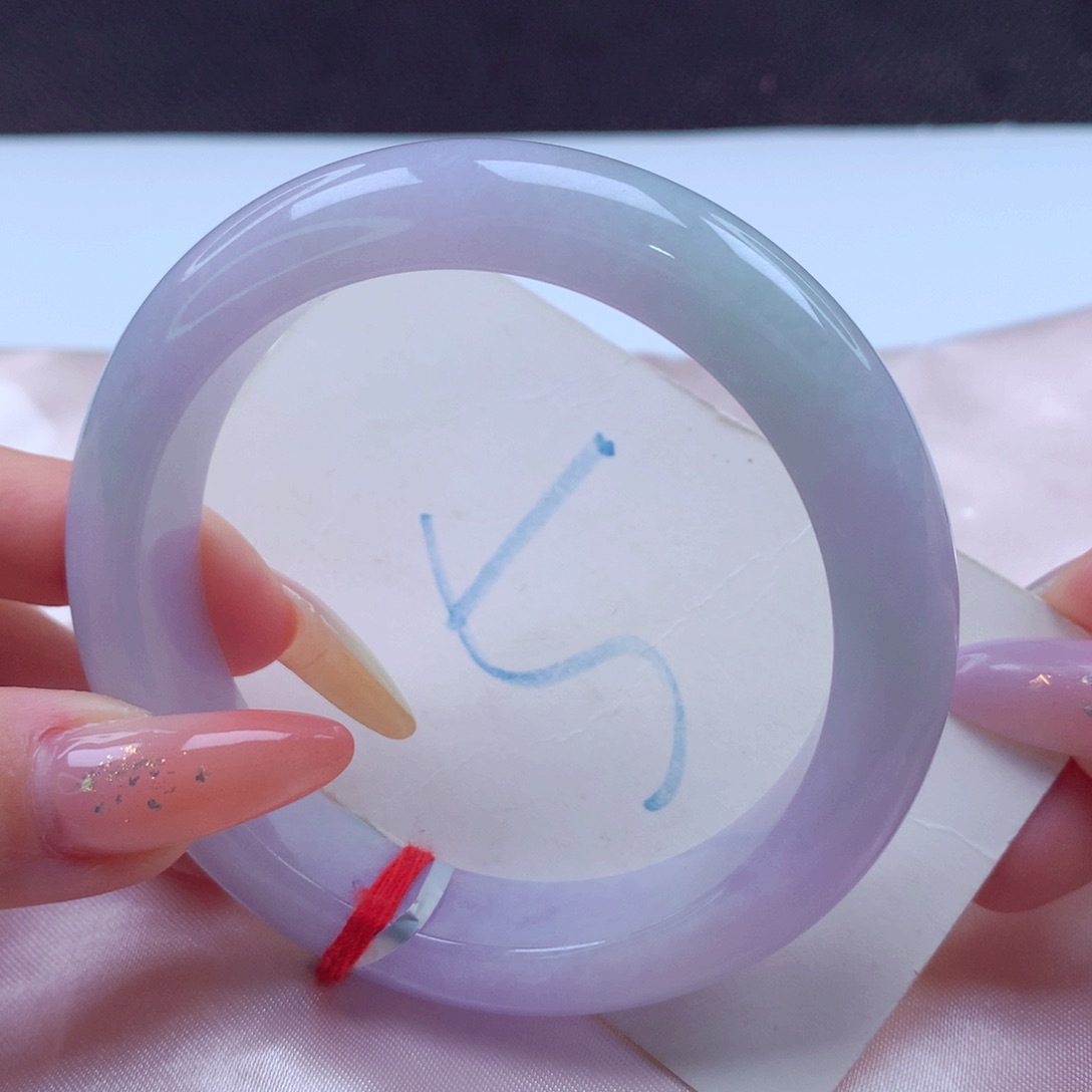 翡翠手镯未镶嵌天然缅甸翡翠A货手镯 5号