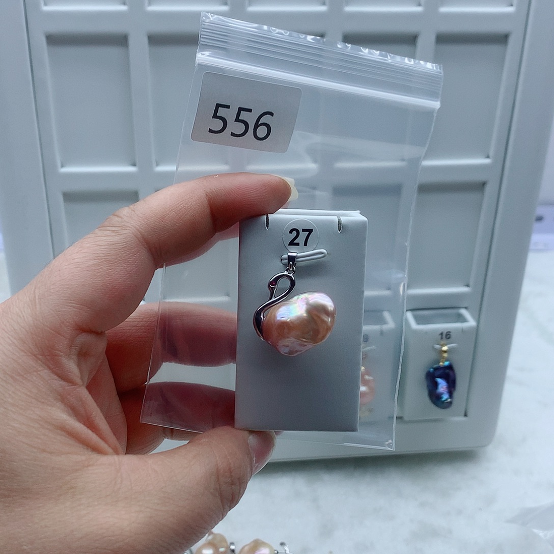 吊坠(不含链)淡水珍珠合金