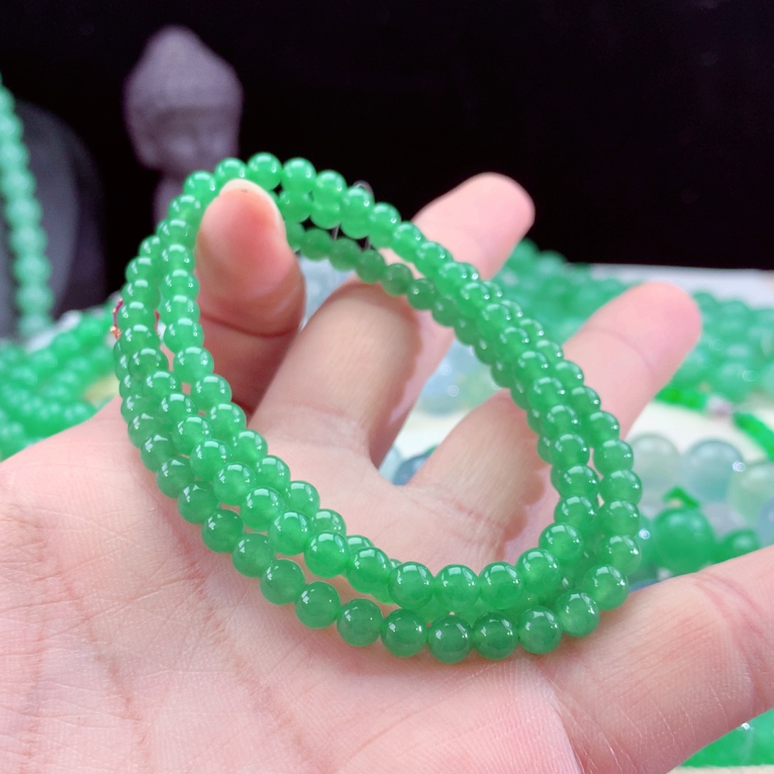 翡翠手链未镶嵌卡5.1