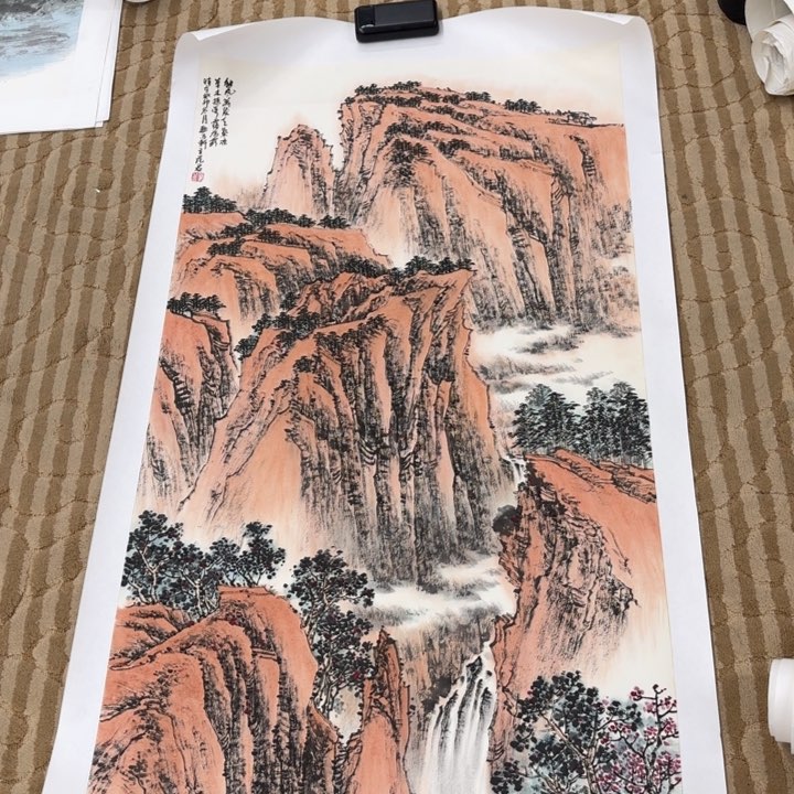 国画书**航花鸟等多种鸟类的栖息环境