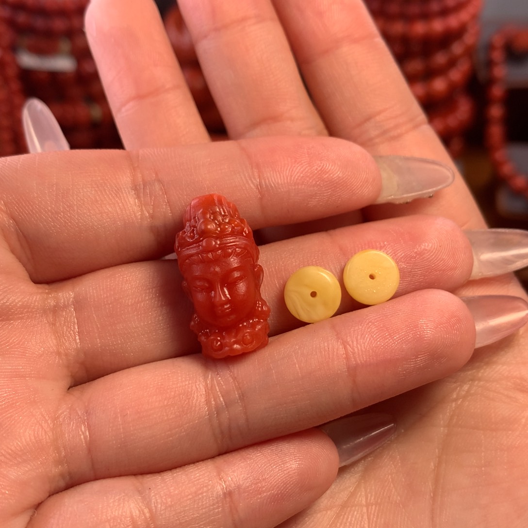 南红玛瑙配饰未镶嵌繁*里