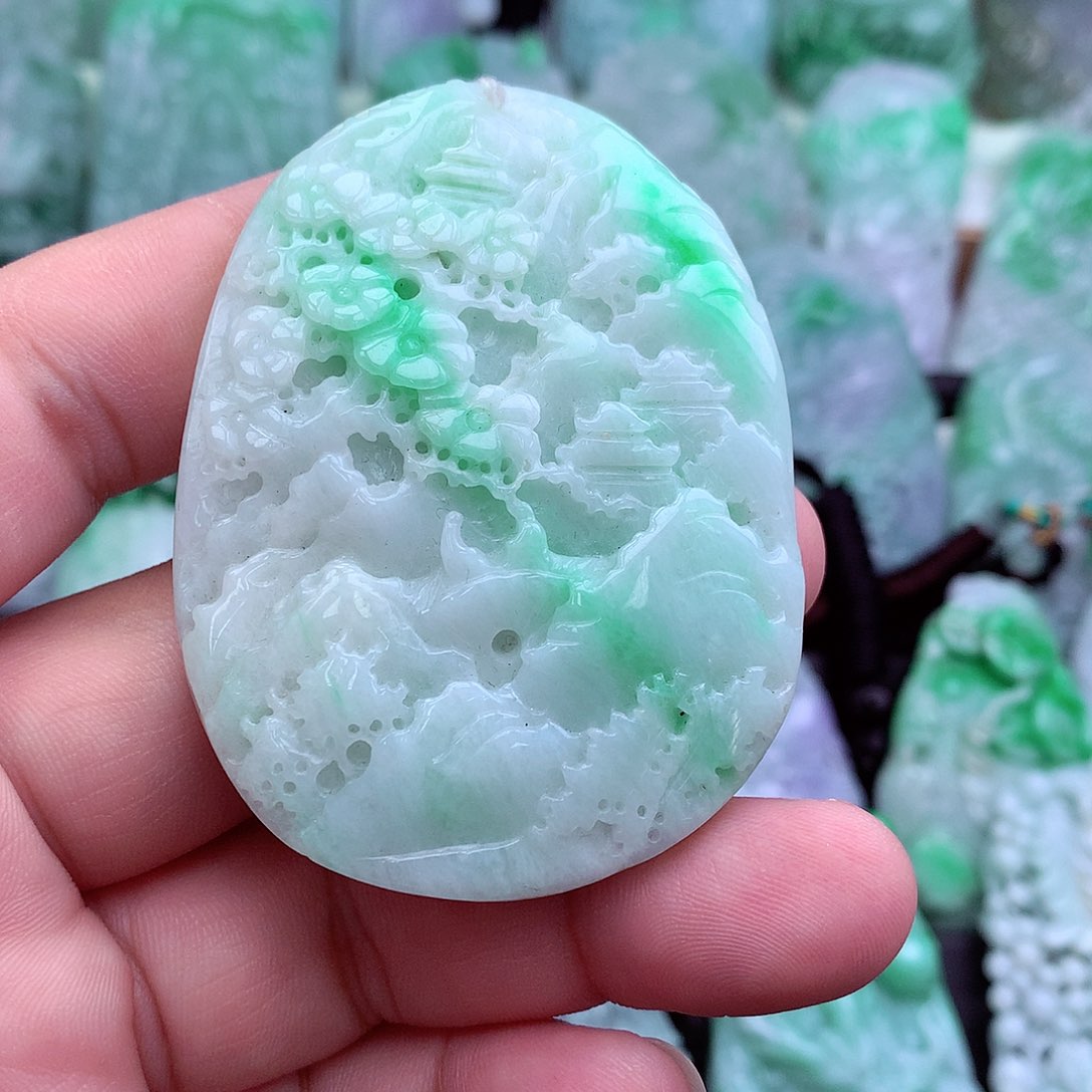 翡翠吊坠(不含链)未镶嵌