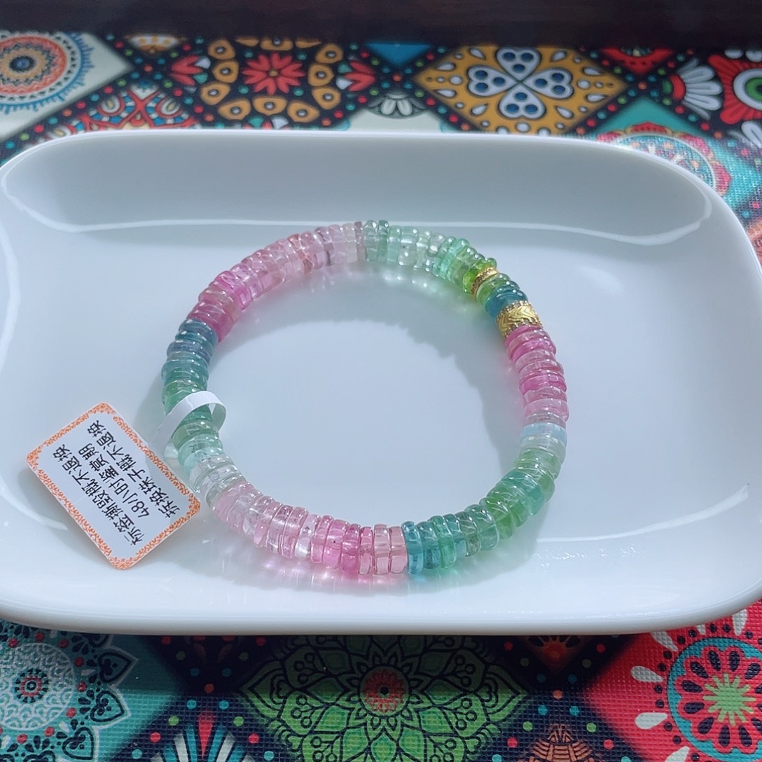 手链碧玺未镶嵌碧玺手链