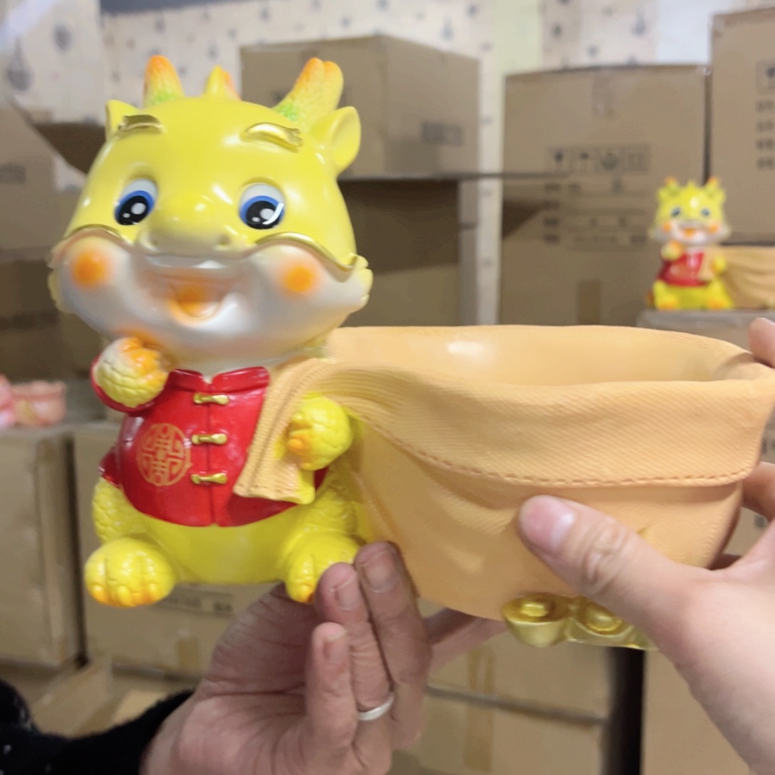 红陶红陶红陶红陶中号龙花瓶