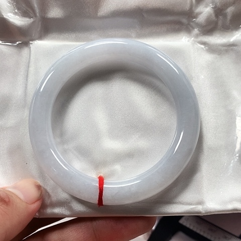 翡翠未镶嵌手镯缅甸翡翠手镯圈口55