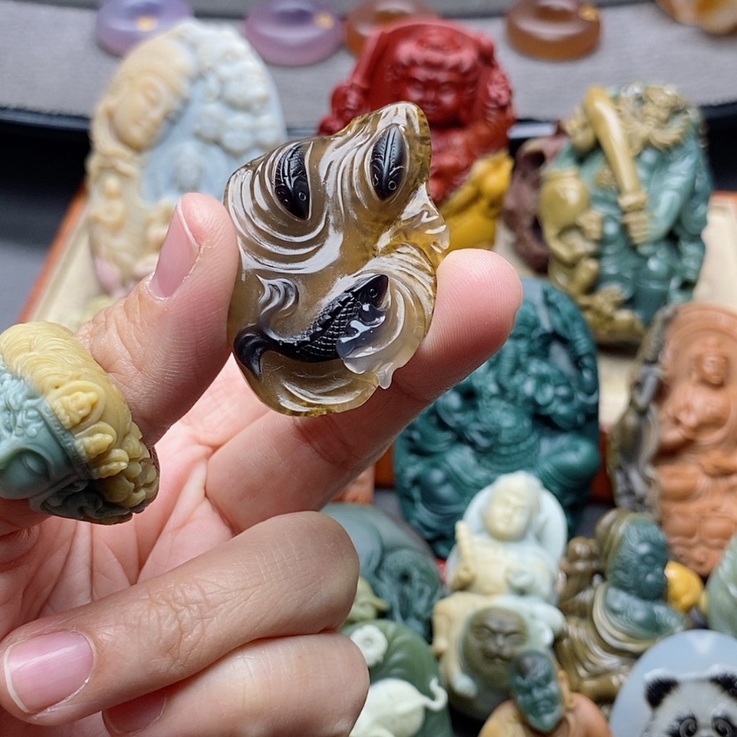 【闪购商品】未镶嵌吊坠定制玛瑙