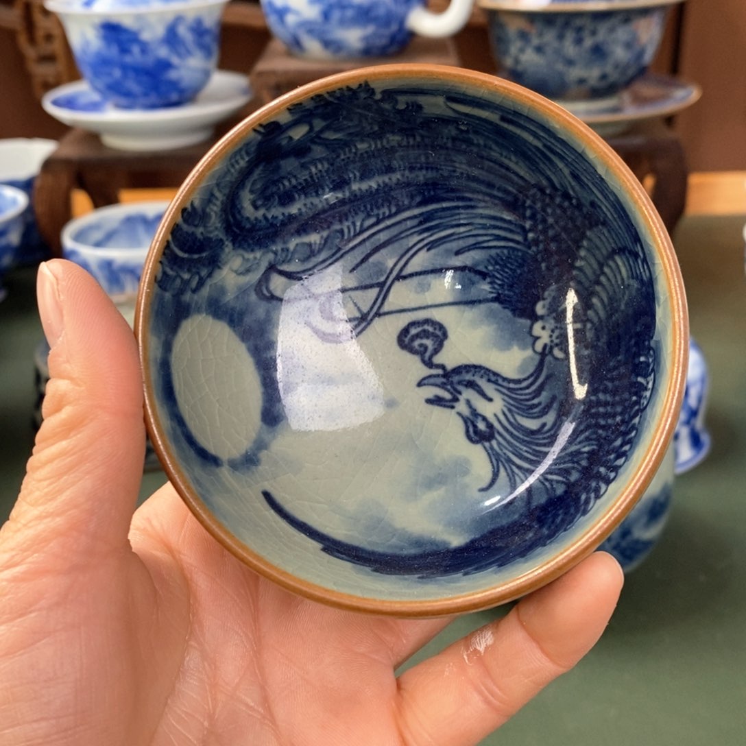 杯景德镇陶瓷手工手绘