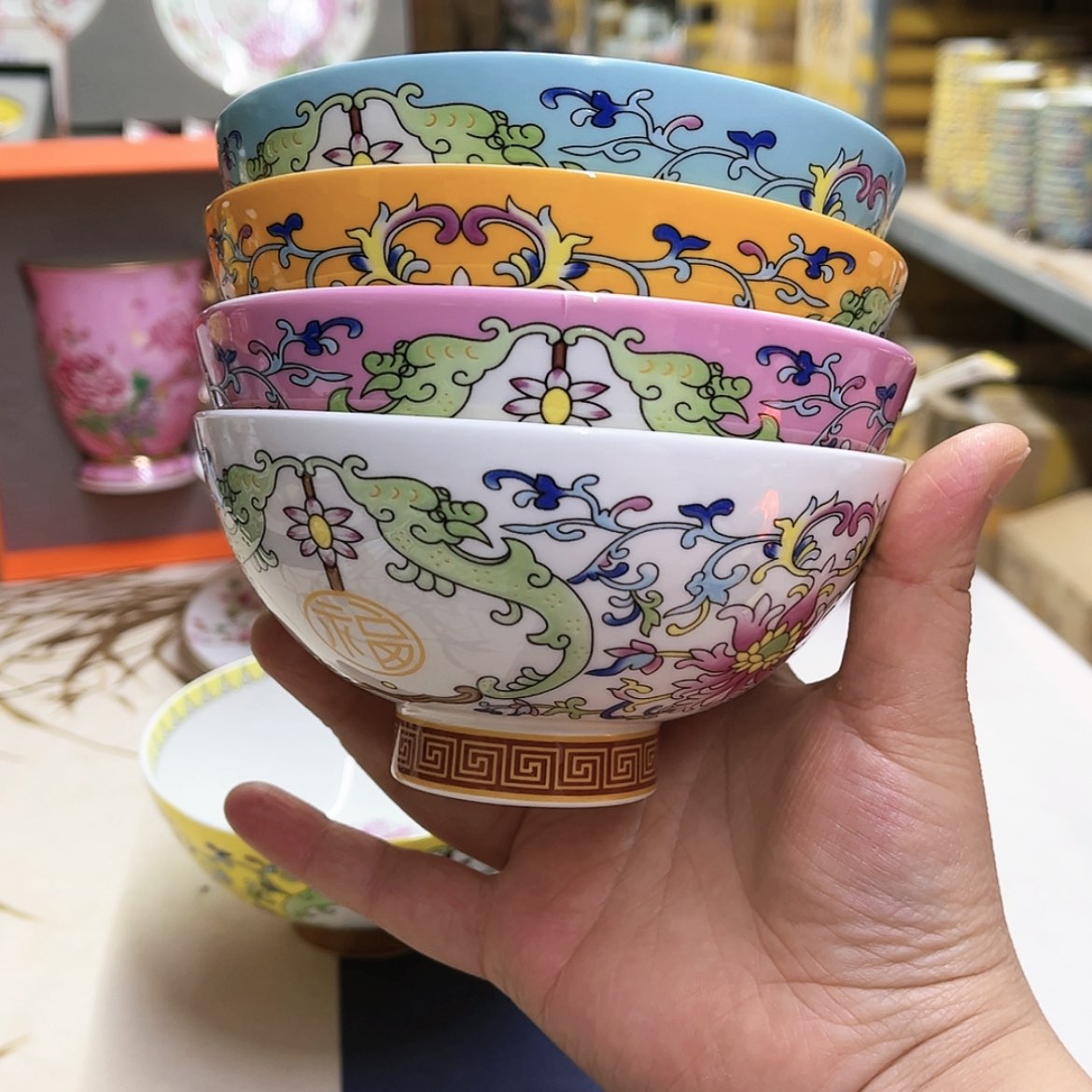 【闪购商品】珐琅5英寸4混。。。。。。