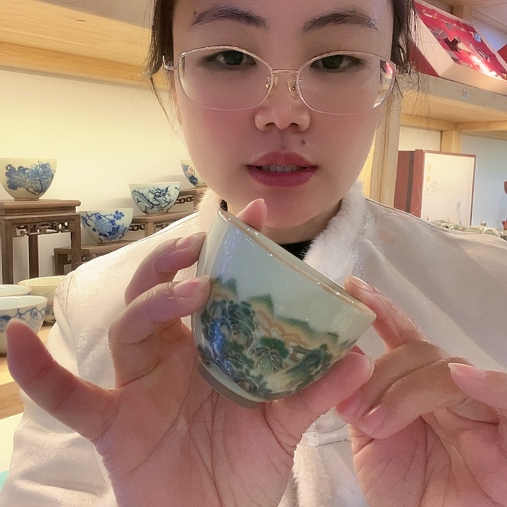 主人杯瓷器茶杯茶具
