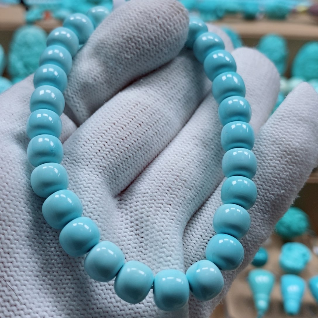 绿松石珠宝奇石未镶嵌明***好