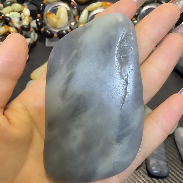 七***˝和田玉未镶嵌挂件