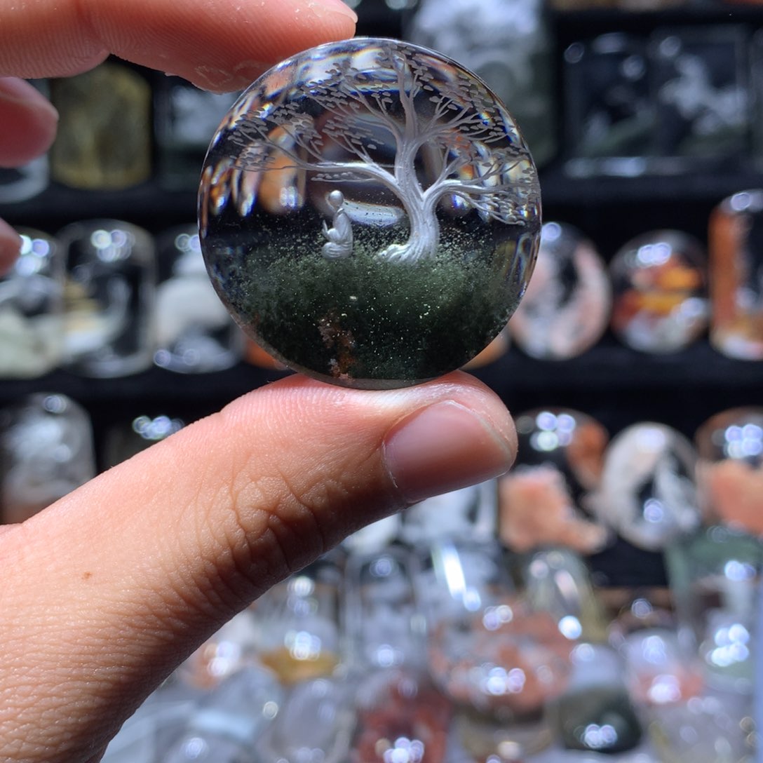 颈饰未镶嵌水晶h****徐天然水晶吊坠