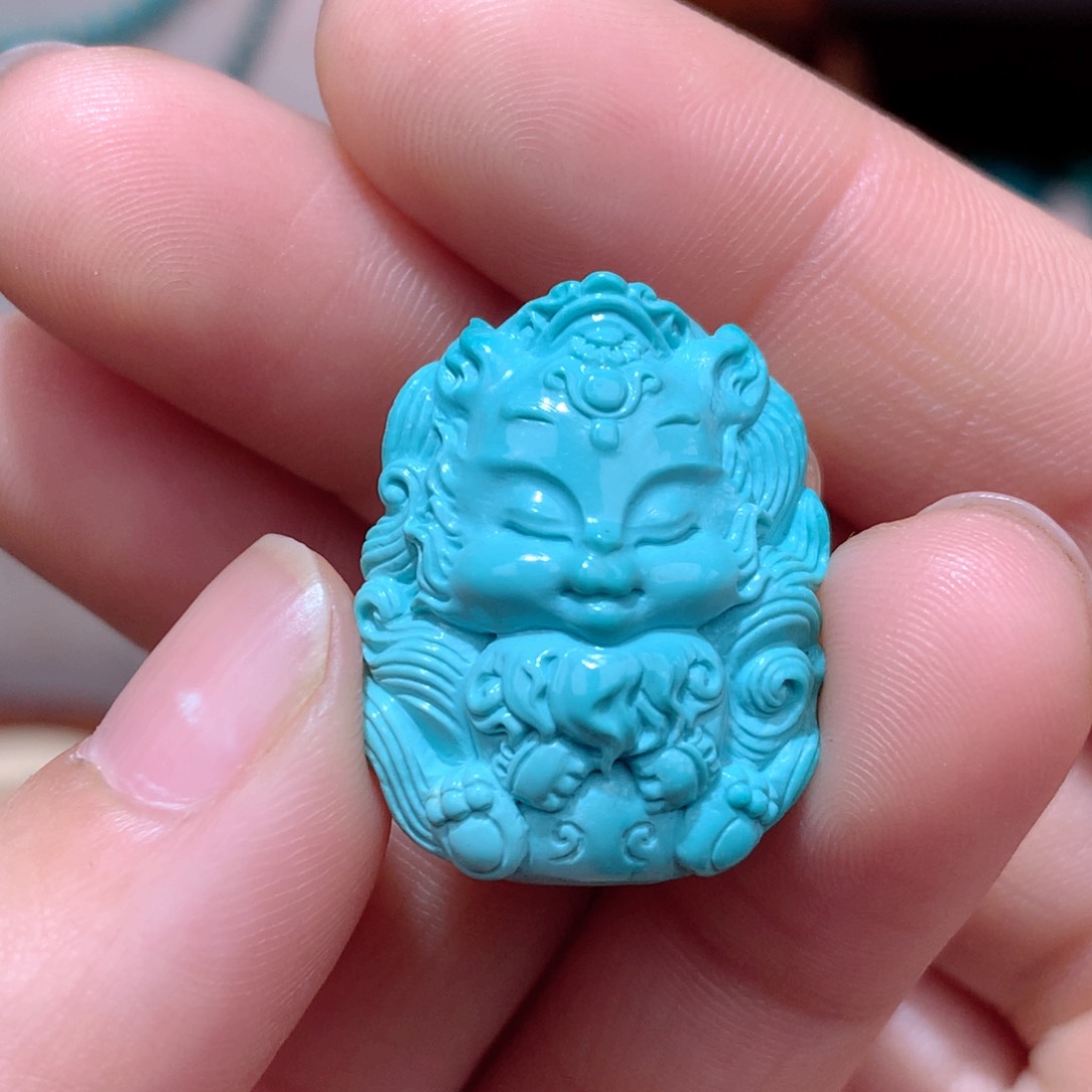 绿松石珠宝奇石未镶嵌