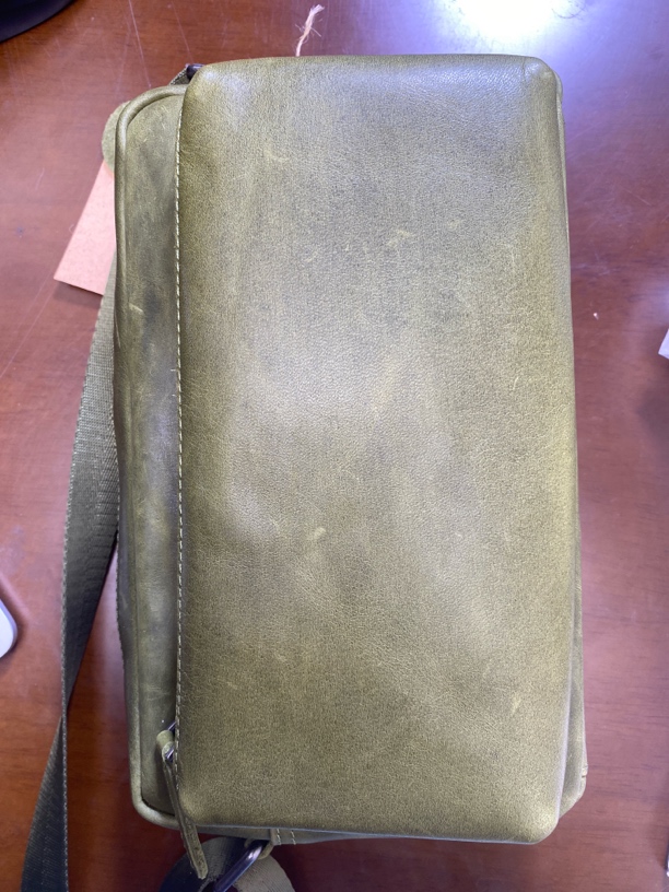 拉链横款方形日式包挎包多用单肩国风日系工装风真皮复古百搭