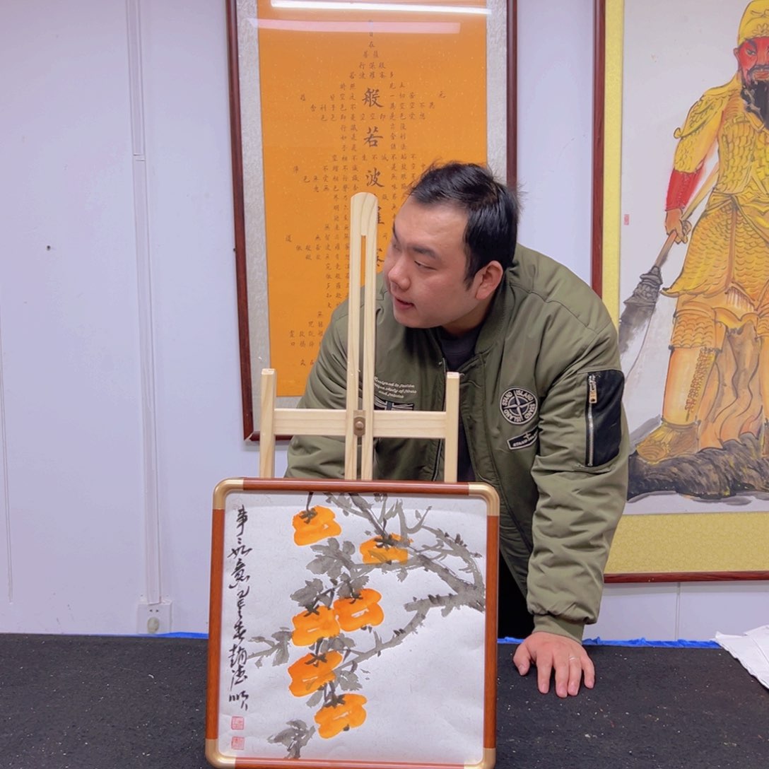 书法老师作品，手写手绘。