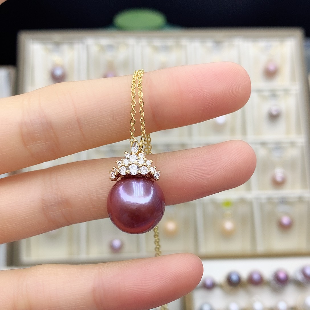 淡水珍珠颈饰合金