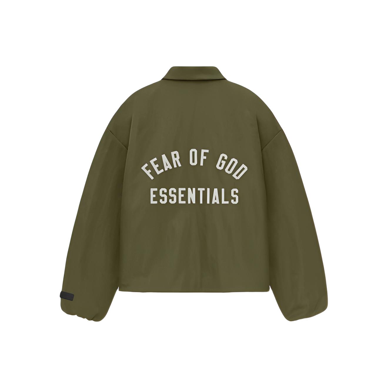 ESSENTIALS秋季潮流刺绣翻领拉链长袖美式重磅情侣显瘦夹克外套