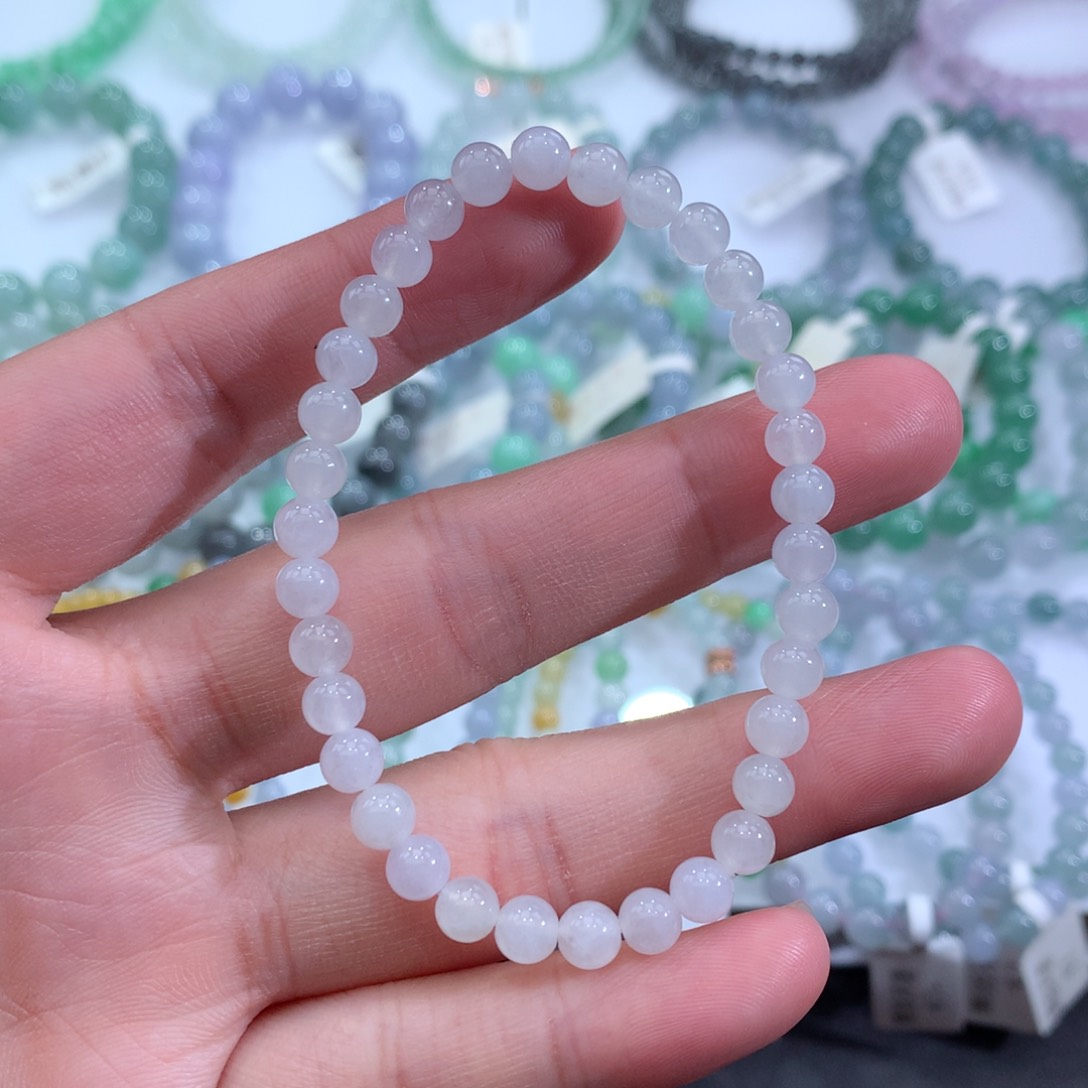 翡翠手链未镶嵌天然