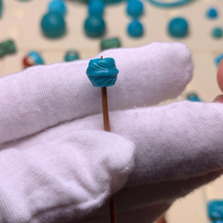 绿松石羽毛扣8.8未镶嵌想**夜