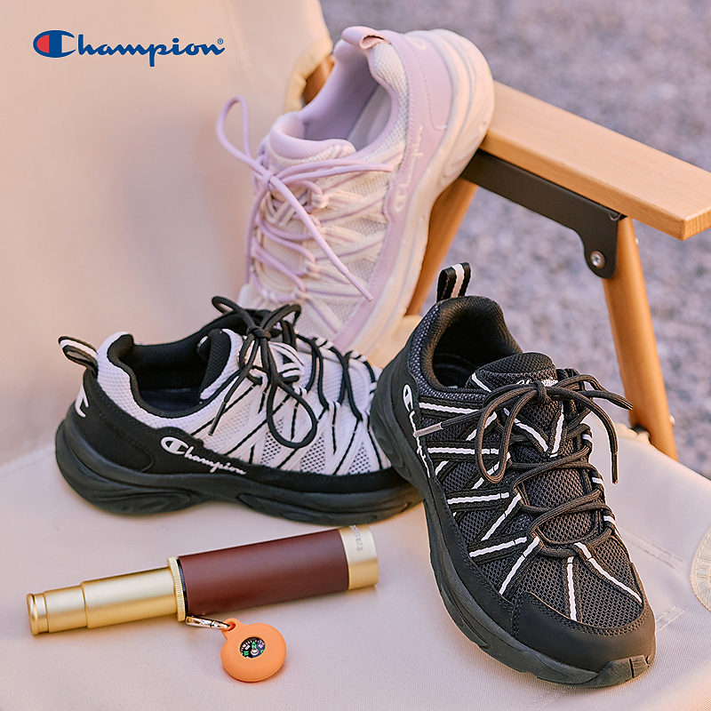 Champion冠军男女童鞋26春季户外徒步透气轻量网面运动鞋26SSC13