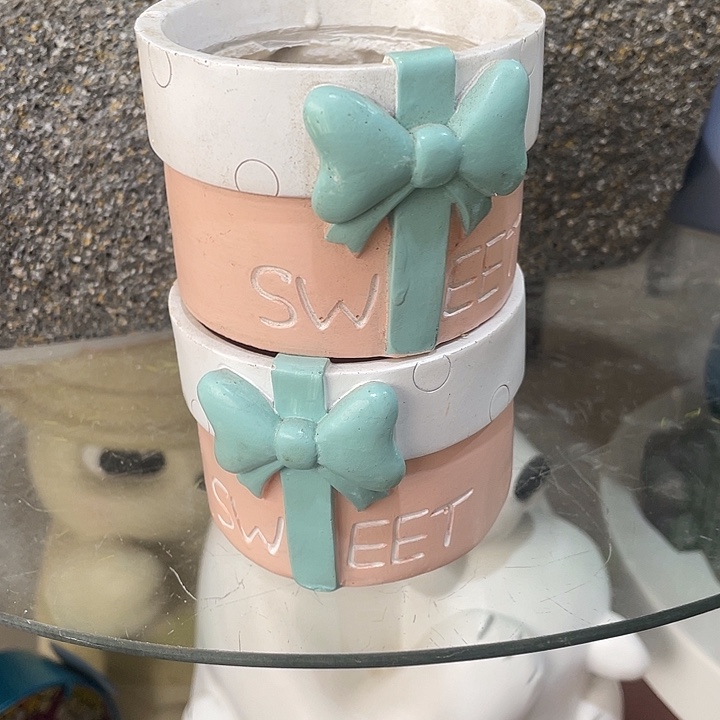 树脂礼物盒子花盆