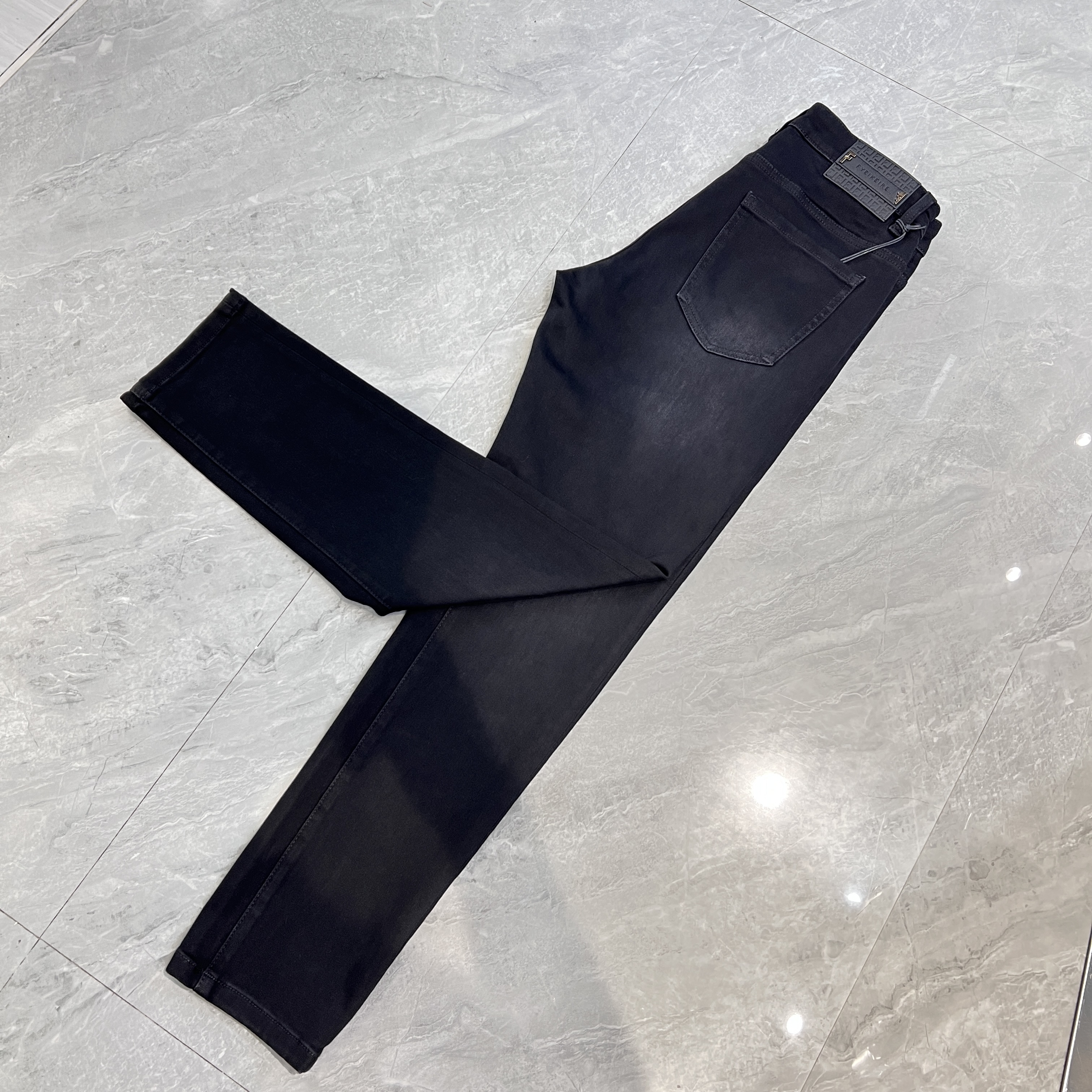 欧货男士秋季牛仔裤男休闲修身水洗百搭潮流微弹时尚牛仔裤 6131