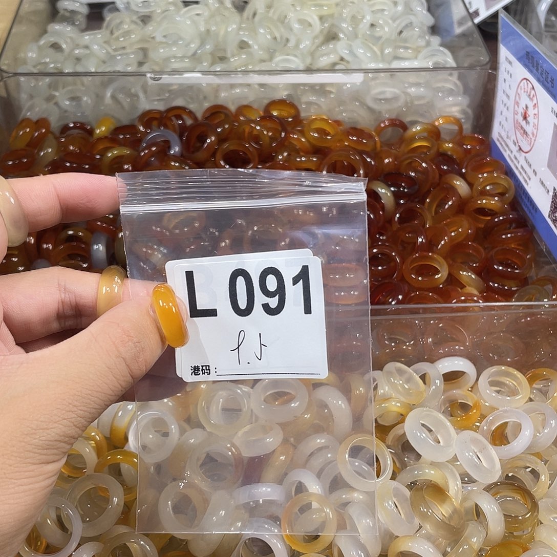 合金戒指玛瑙/玉髓091