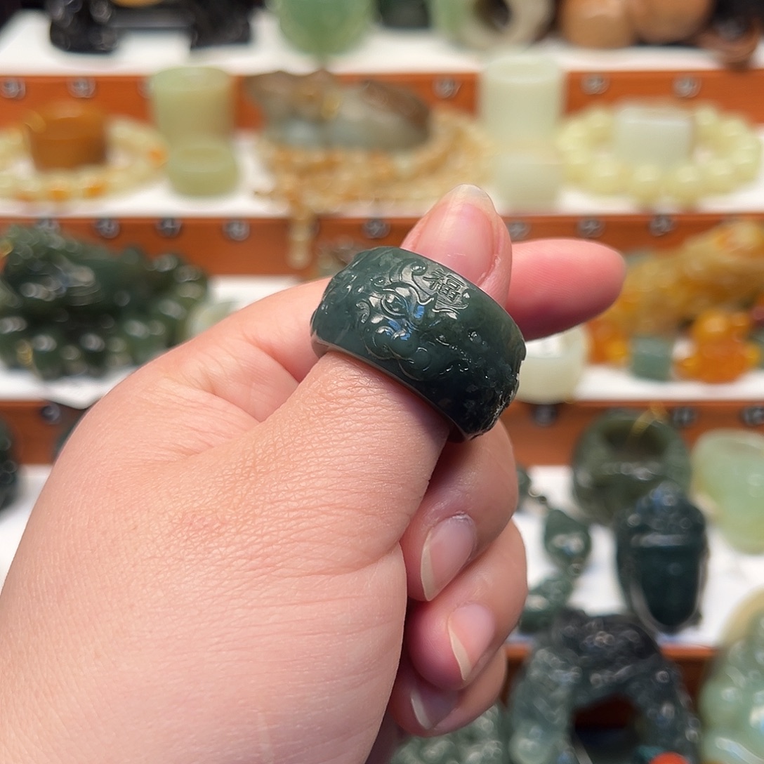 和田玉（糖玉）未镶嵌戒指