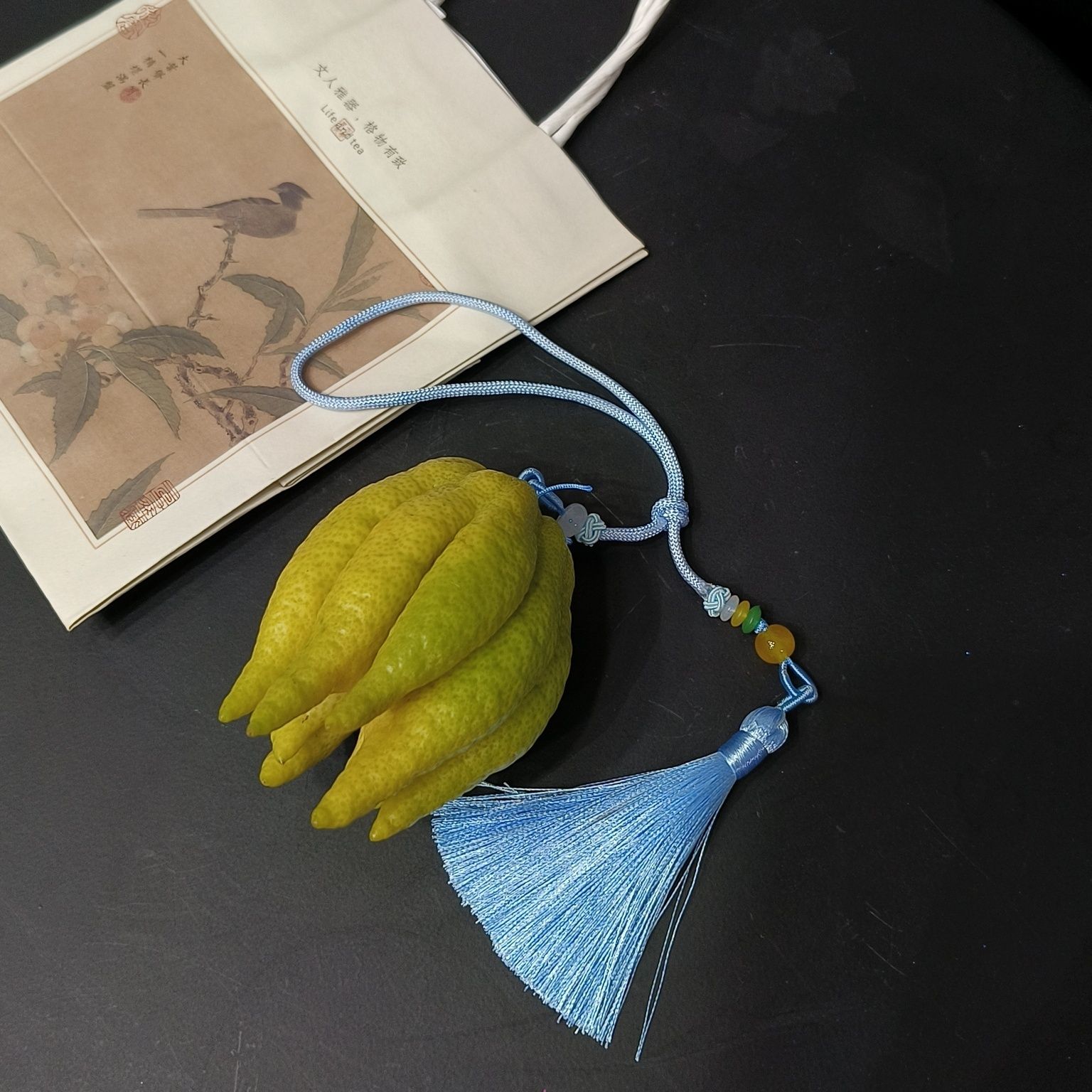 佛手柑果挂件现摘新鲜佛手柑观赏天然清香挂件手工