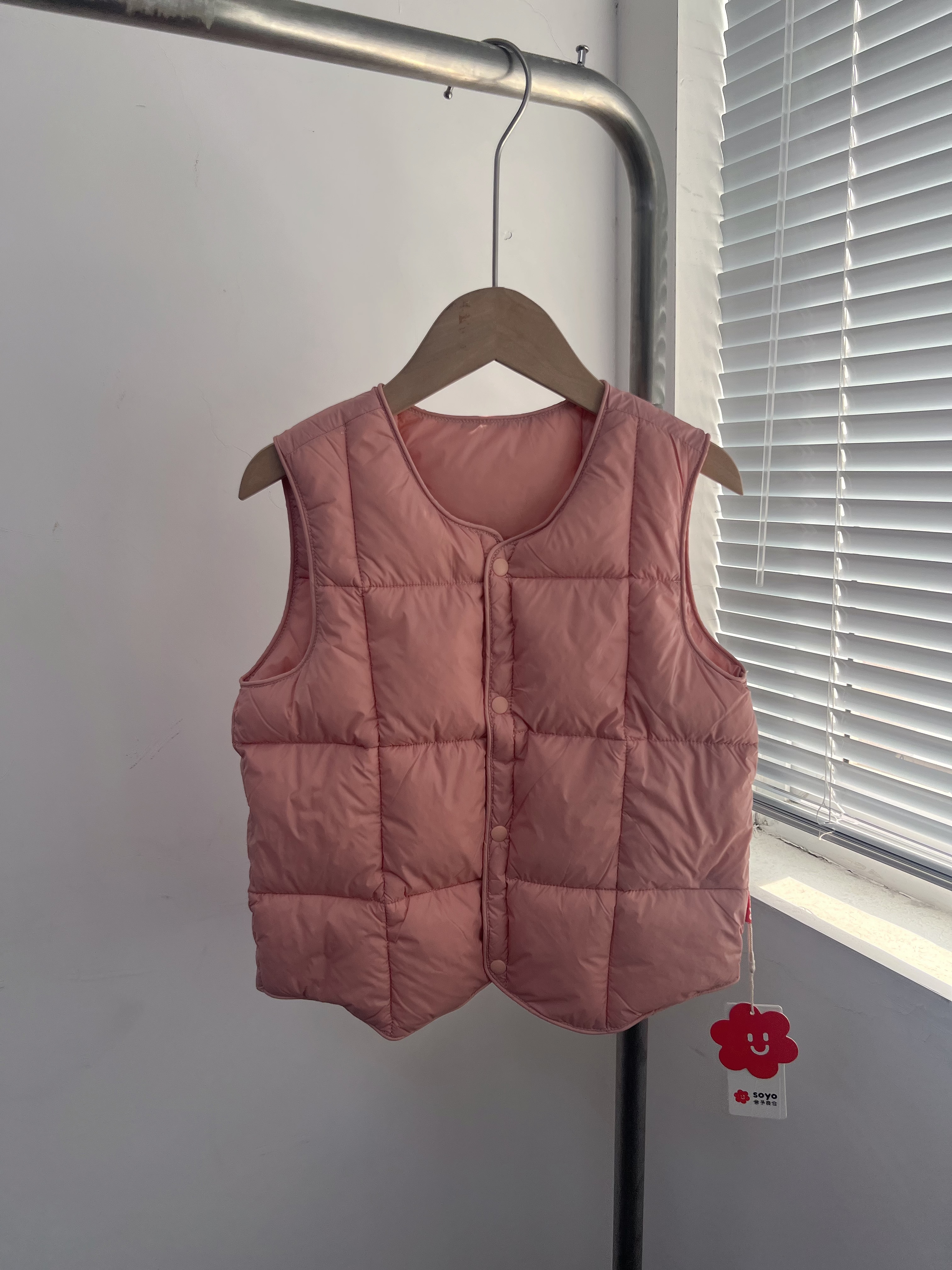 254儿童鸭绒马甲