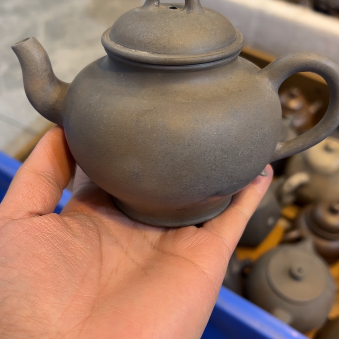 贵台龙窑柴烧茶壶70