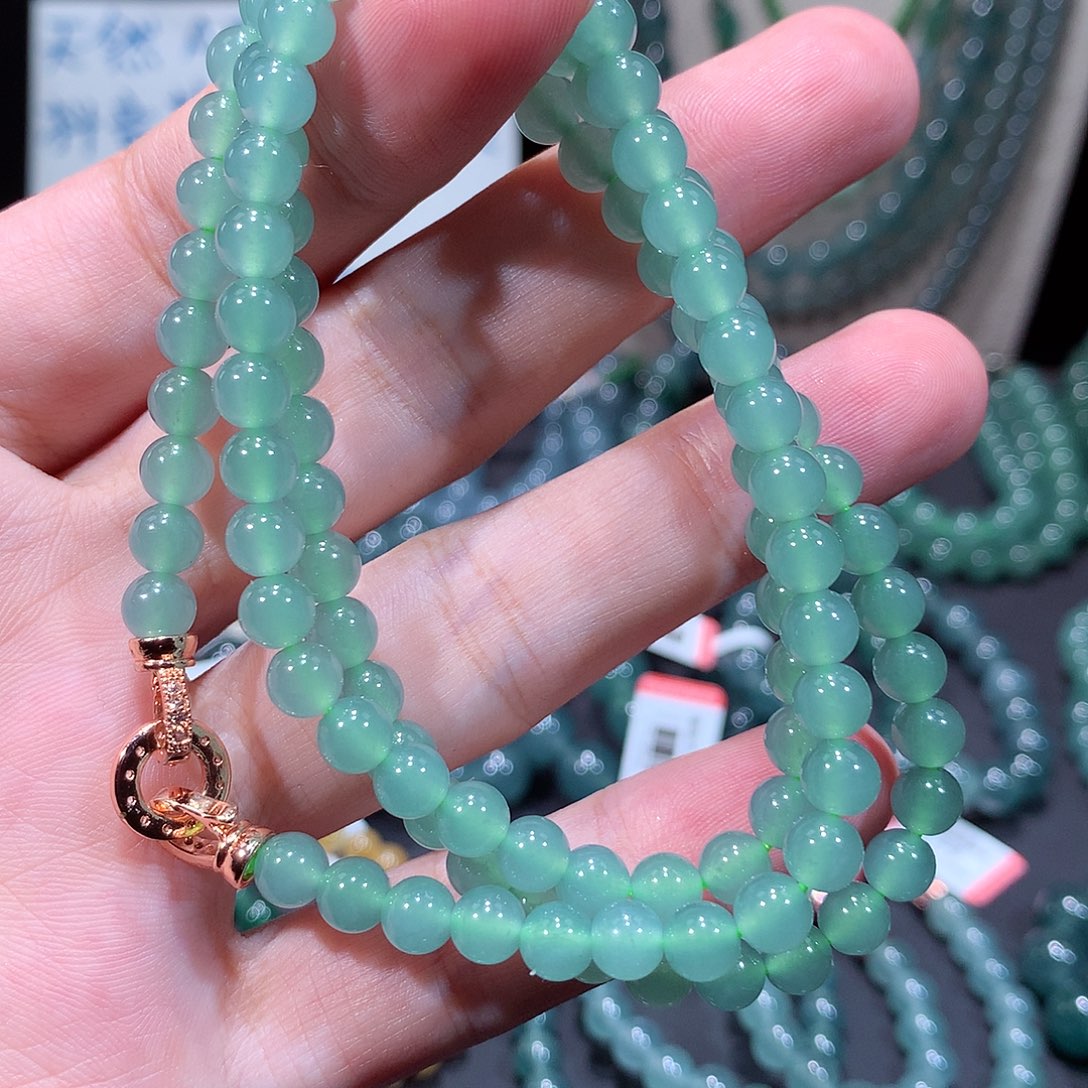 未镶嵌手串翡翠正品天然翡翠A货5.8