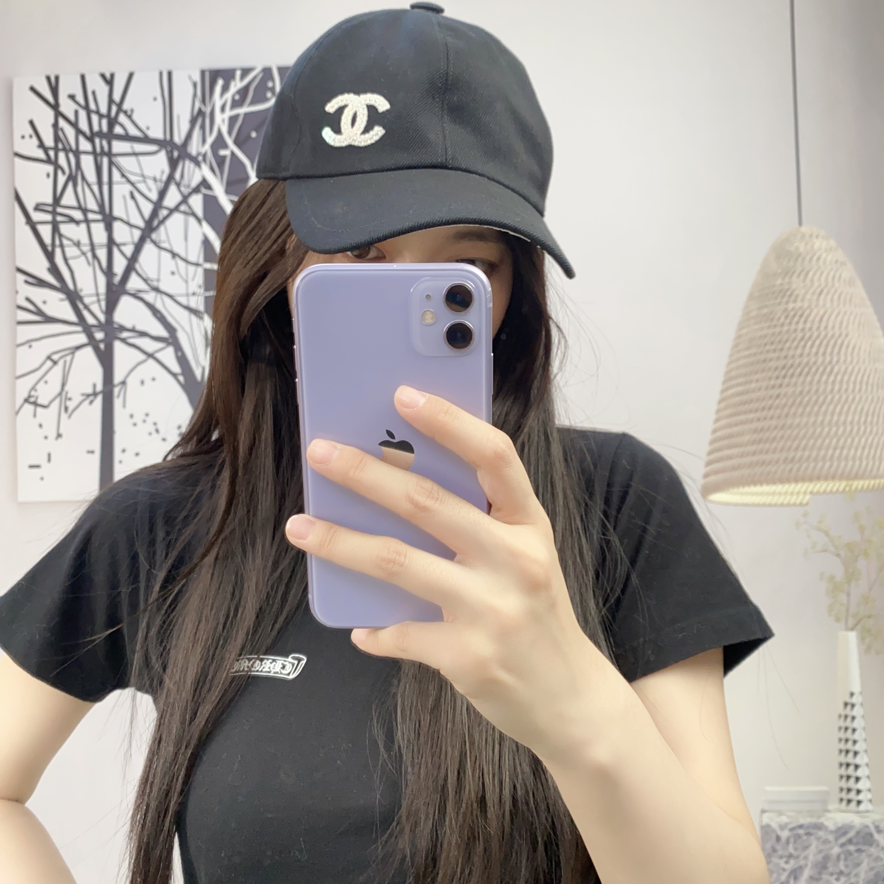 95新 Chanel/香奈儿 麦殿/棒球帽55码拼色/250112VZC1W01