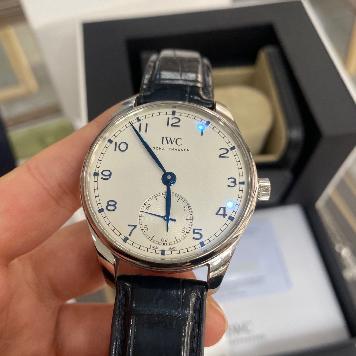 99新 IWC/万国 葡萄牙系列 IW358304全套23年专柜延保到2031年