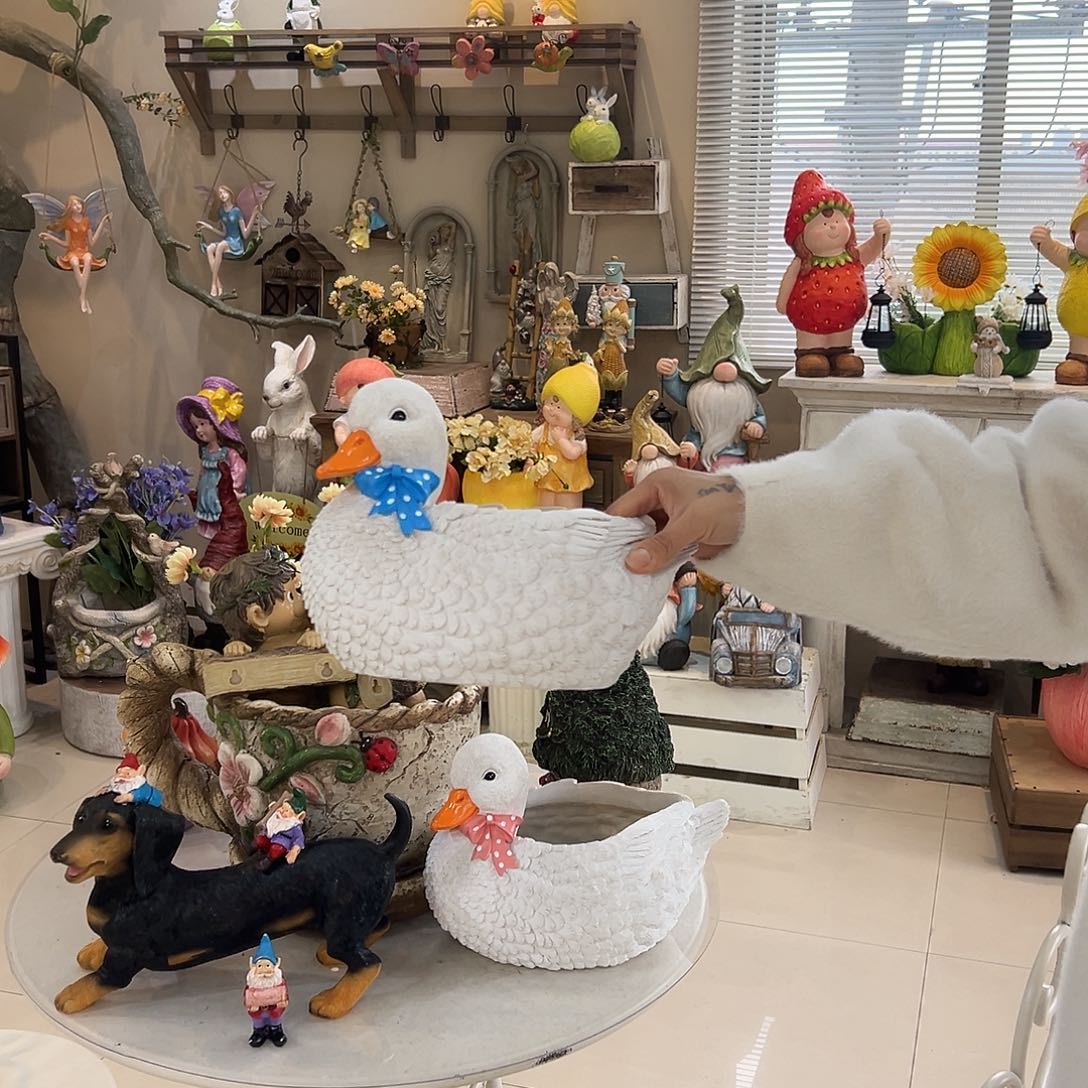 花园摆件红红火火