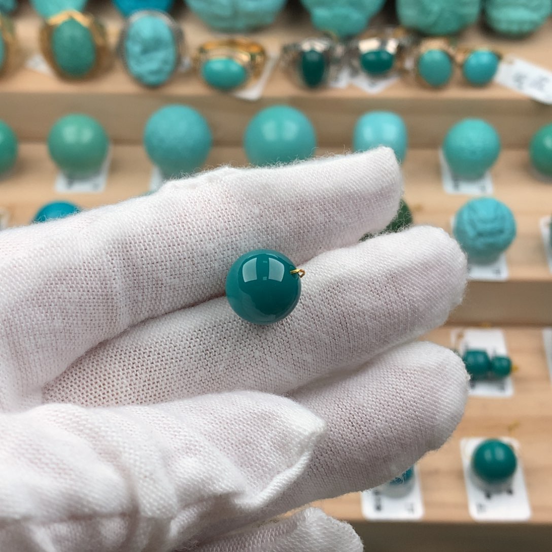 绿松石配饰未镶嵌10.5