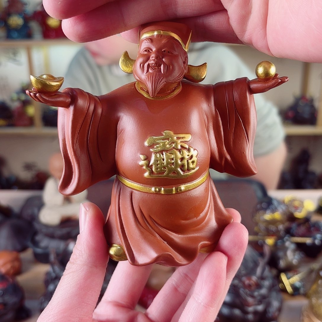 紫砂茶宠紫陶树脂茶宠摆件