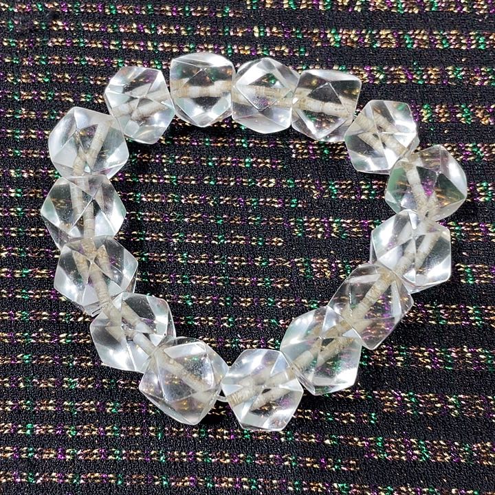 水晶未镶嵌手链品相完好